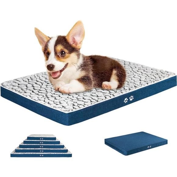 Dog Bed Crate Mat for Small, Medium, Large and Extra Large Dog/Cats, Stylish - Picture 1 of 6